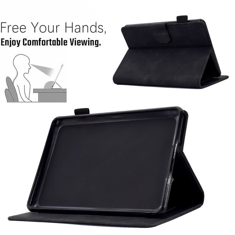 For Amazon Kindle 11th 2024 / 2022 Peony Butterfly Embossed Leather Smart Tablet Case(Black) - Amazon by PMC TechLife | Online Shopping South Africa | PMC TechLife | Buy Now Pay Later Mobicred
