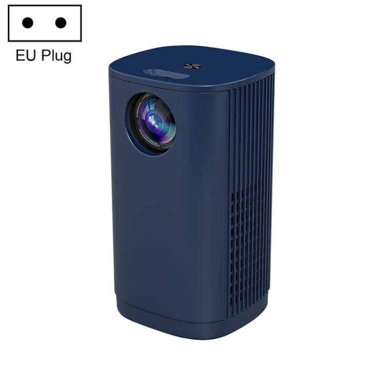 T1 480x360 800 Lumens Portable Mini LED Projector, Specification:EU Plug(Blue) - LED Projector by PMC Jewellery | Online Shopping South Africa | PMC Jewellery | Buy Now Pay Later Mobicred