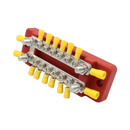 CP-3114 1 Pair 150A 12-48V RV Yacht Double-row 6-way Busbar with 32pcs Terminals - Booster Cable & Clip by PMC Jewellery | Online Shopping South Africa | PMC Jewellery | Buy Now Pay Later Mobicred