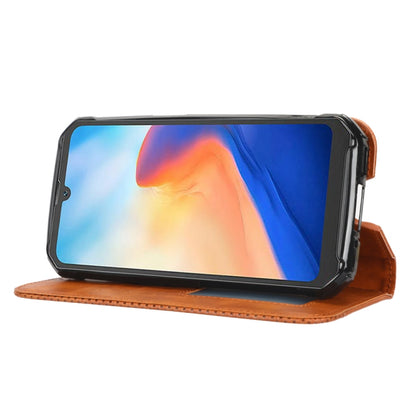 For Blackview BV7200 Magnetic Buckle Retro Texture Leather Phone Case(Brown) - More Brand by PMC Jewellery | Online Shopping South Africa | PMC Jewellery | Buy Now Pay Later Mobicred