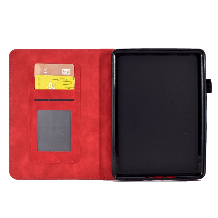For Amazon Kindle Lite 2022 Rhombus Embossed Leather Tablet Case(Red) - Amazon by PMC TechLife | Online Shopping South Africa | PMC TechLife | Buy Now Pay Later Mobicred