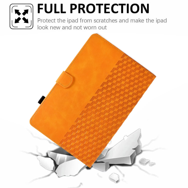 For Amazon Kindle PaperWhite 5 2021 Rhombus Embossed Leather Tablet Case(Khaki) - Amazon by PMC TechLife | Online Shopping South Africa | PMC TechLife | Buy Now Pay Later Mobicred