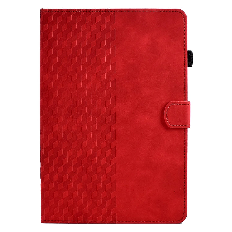 For Amazon Kindle PaperWhite 4 / 3 / 2 / 1 Rhombus Embossed Leather Tablet Case(Red) - Amazon by PMC TechLife | Online Shopping South Africa | PMC TechLife | Buy Now Pay Later Mobicred