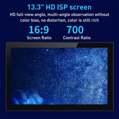 PR1335T 13.3 inch IPS Display Advertising Machine, 2GB+16GB, CPU:RK3288 Quad Core 1.8GHz(UK Plug) - 11-15 inch by PMC Jewellery | Online Shopping South Africa | PMC Jewellery | Buy Now Pay Later Mobicred