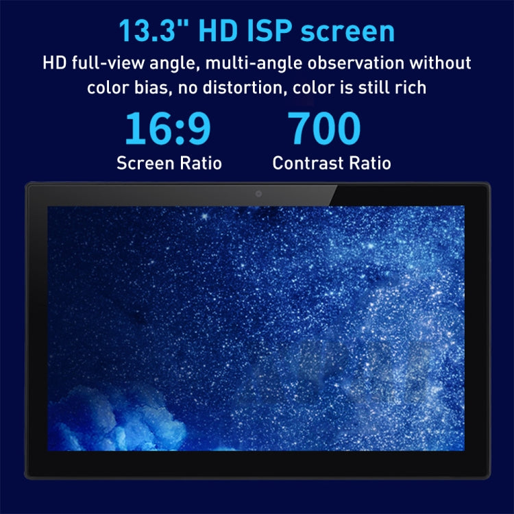 PR1335T 13.3 inch IPS Display Advertising Machine, 2GB+16GB, CPU:RK3399 Hexa-Core 1.8GHz(US Plug) - 11-15 inch by PMC Jewellery | Online Shopping South Africa | PMC Jewellery | Buy Now Pay Later Mobicred