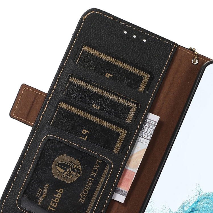 For Sony Xperia 1 IV Side-Magnetic TJ Genuine Leather RFID Phone Case(Black) - Sony Cases by PMC TechLife | Online Shopping South Africa | PMC TechLife | Buy Now Pay Later Mobicred