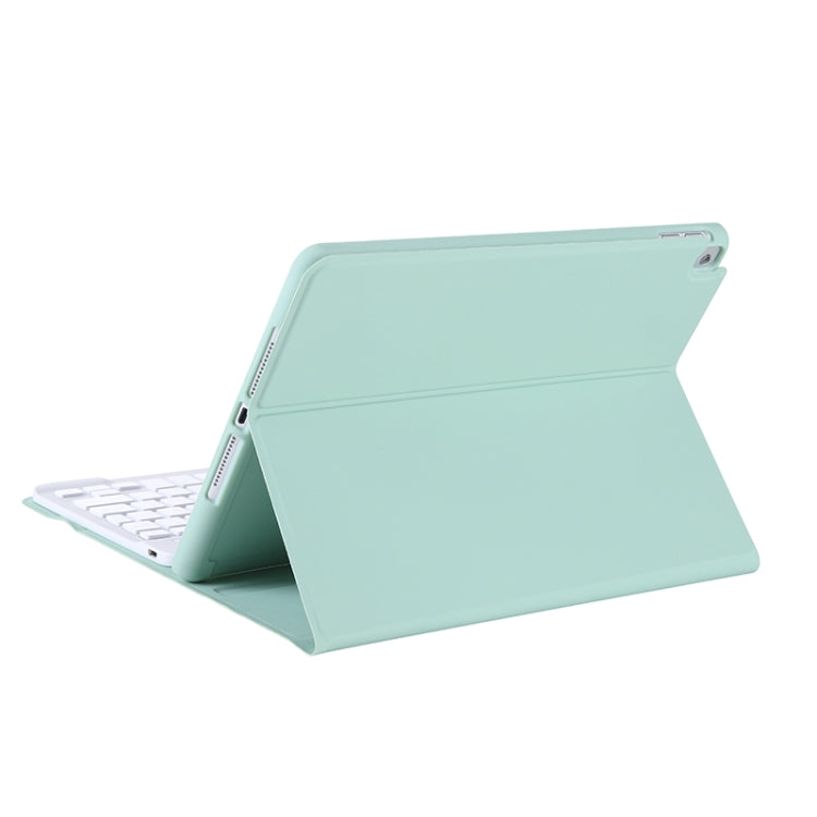 T102B For iPad Air / Pro 10.5 inch (2019) TPU Candy Color Ultra-thin Bluetooth Keyboard Tablet Case with Stand & Pen Slot(Light Green) - Universal by PMC Jewellery | Online Shopping South Africa | PMC Jewellery | Buy Now Pay Later Mobicred