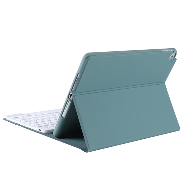 T102B For iPad Air / Pro 10.5 inch (2019) TPU Candy Color Ultra-thin Bluetooth Keyboard Tablet Case with Stand & Pen Slot(Dark Green) - Universal by PMC TechLife | Online Shopping South Africa | PMC TechLife