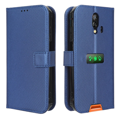 For Blackview BV7200 Diamond Texture Leather Phone Case(Blue) - More Brand by PMC Jewellery | Online Shopping South Africa | PMC Jewellery | Buy Now Pay Later Mobicred