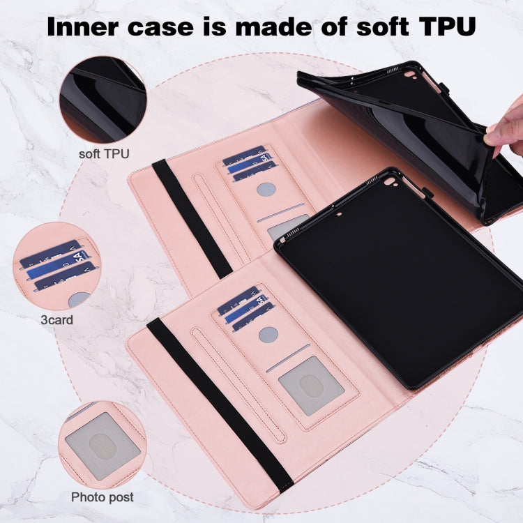 For Lenovo Pad Pro 2022 11.2 inch / Tab P11 Pro Gen 2 Embossed Butterfly Pattern Leather Tablet Case(Pink) - Lenovo by PMC TechLife | Online Shopping South Africa | PMC TechLife | Buy Now Pay Later Mobicred