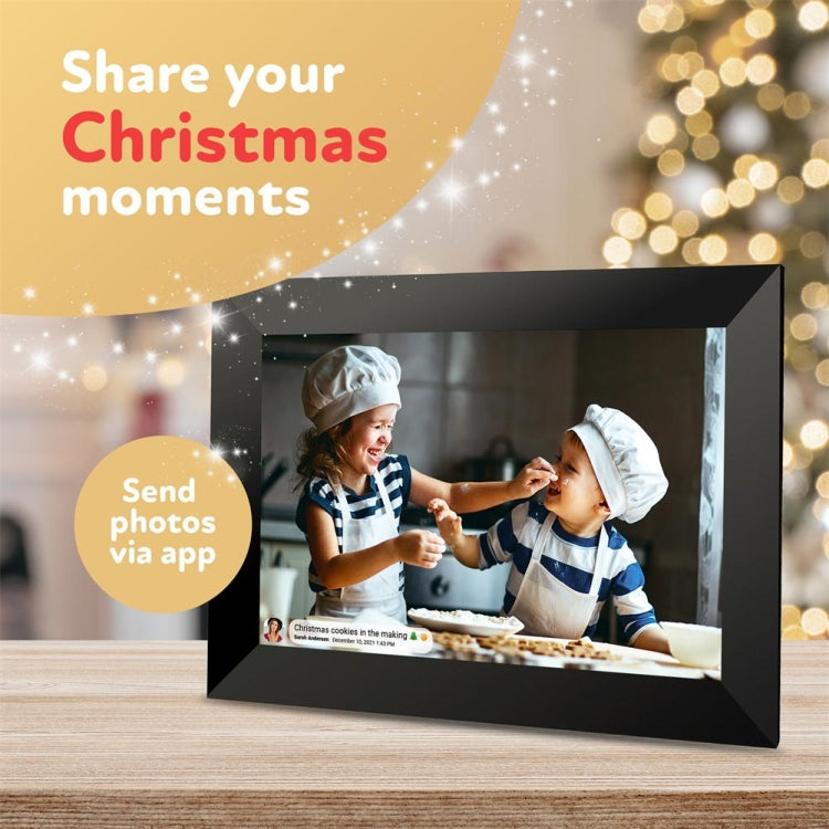 10.1 inch IPS Display WiFi Cloud Photo Frame, RK3126C Quad Core up to 1.5GHz, 1GB+16GB, Power Plug:UK Plug(Black) - free shipping - PMC Jewellery - Order now!