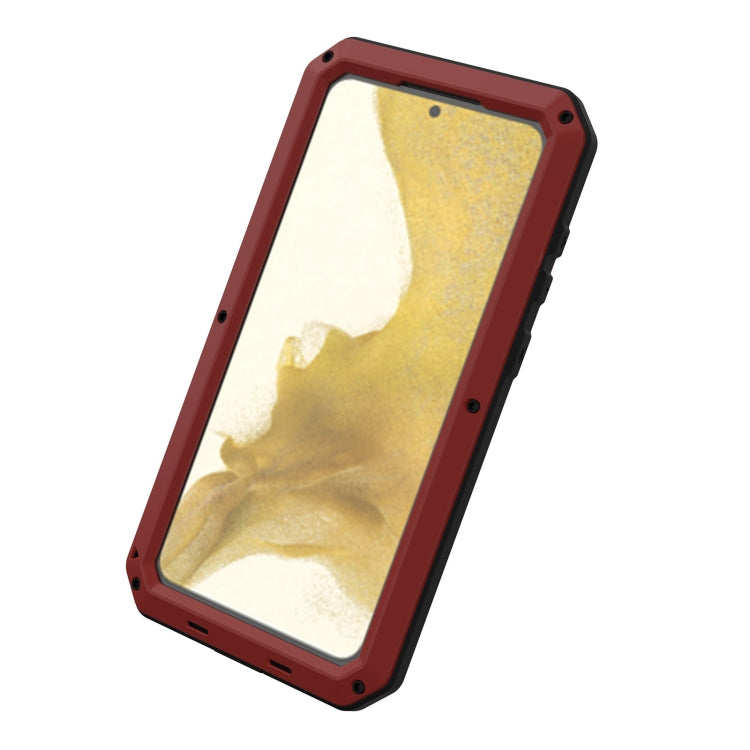 For Samsung Galaxy S23 5G RedPepper 360 Full Body Rugged Metal Waterproof Phone Case(Red) - free shipping - PMc TechLife - Order now!