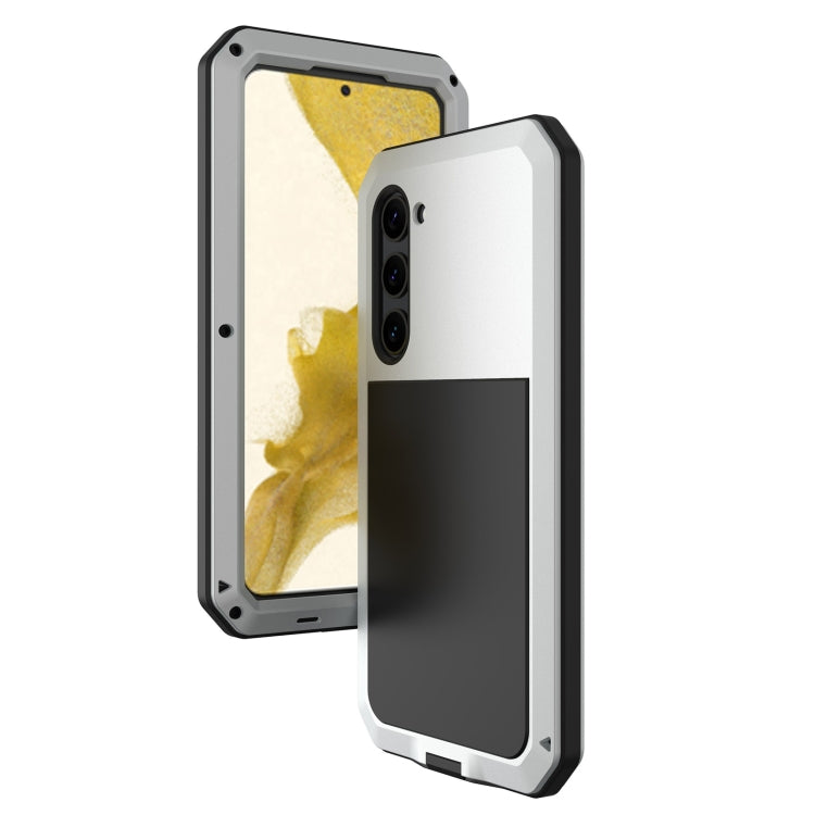 For Samsung Galaxy S23+ 5G RedPepper 360 Full Body Rugged Metal Life Waterproof Phone Case(Silver) - free shipping - PMc TechLife - Order now!