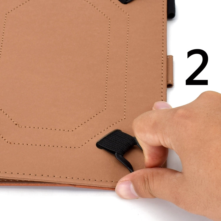 For 10 inch Solid Color Tablet PC Universal Magnetic Horizontal Flip Leather Case with Card Slots & Holder(Blue) - 10 - 11 inch by PMC TechLife | Online Shopping South Africa | PMC TechLife | Buy Now Pay Later Mobicred