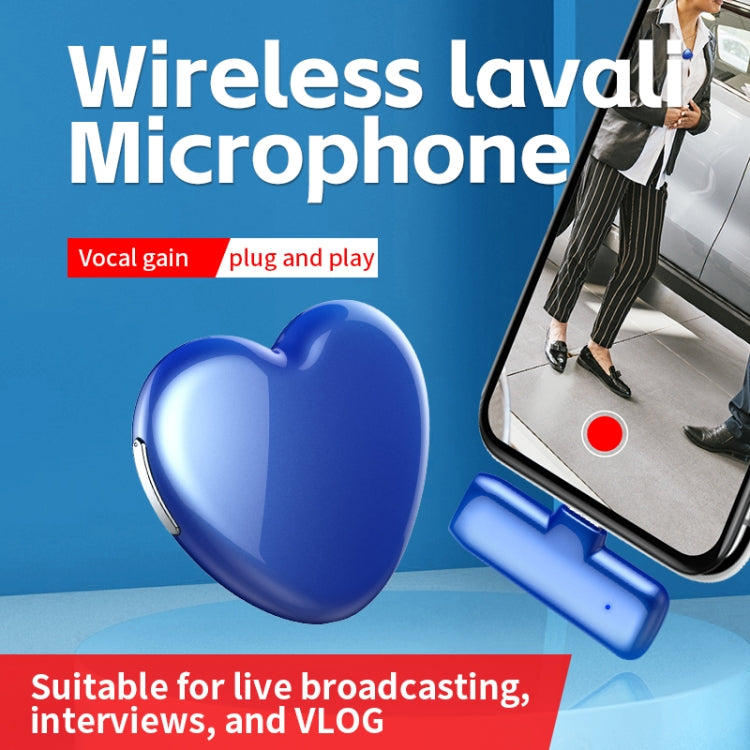 JNN A6 USB-C/Type-C Interface Wireless Lavalier Microphone, Specification:1 Mic(Rose Red) - Microphone by PMC Jewellery | Online Shopping South Africa | PMC Jewellery | Buy Now Pay Later Mobicred