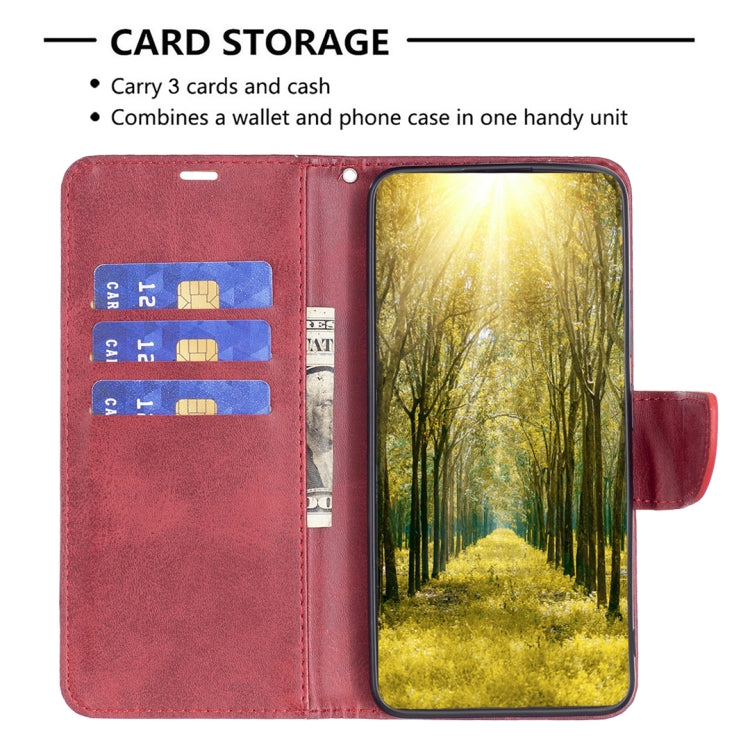 For Xiaomi Redmi K70 / K70 Pro Lambskin Texture Pure Color Flip Leather Phone Case(Red) - K70 Pro Cases by PMC Jewellery | Online Shopping South Africa | PMC Jewellery | Buy Now Pay Later Mobicred