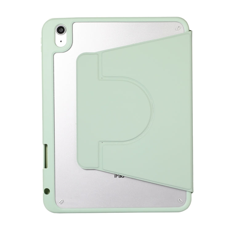 2 in 1 Acrylic Split Rotating Leather Tablet Case For iPad Air 11 2024 / 2022 / 2020 10.9(Matcha Green) - iPad Air (2022) / (2020) 10.9 Cases by PMC TechLife | Online Shopping South Africa | PMC TechLife | Buy Now Pay Later Mobicred
