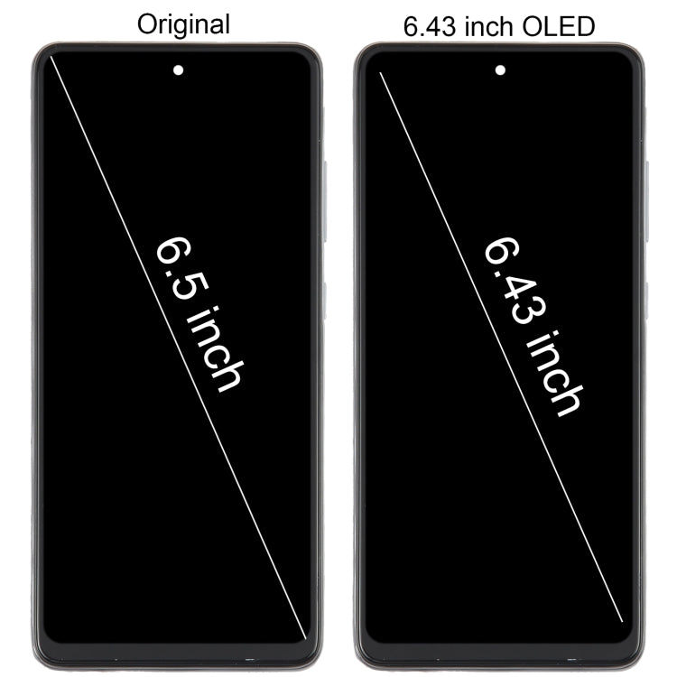 For Samsung Galaxy A52s 5G SM-A528 OLED LCD Screen Digitizer Full Assembly with Frame - free shipping - PMc TechLife - Order now!