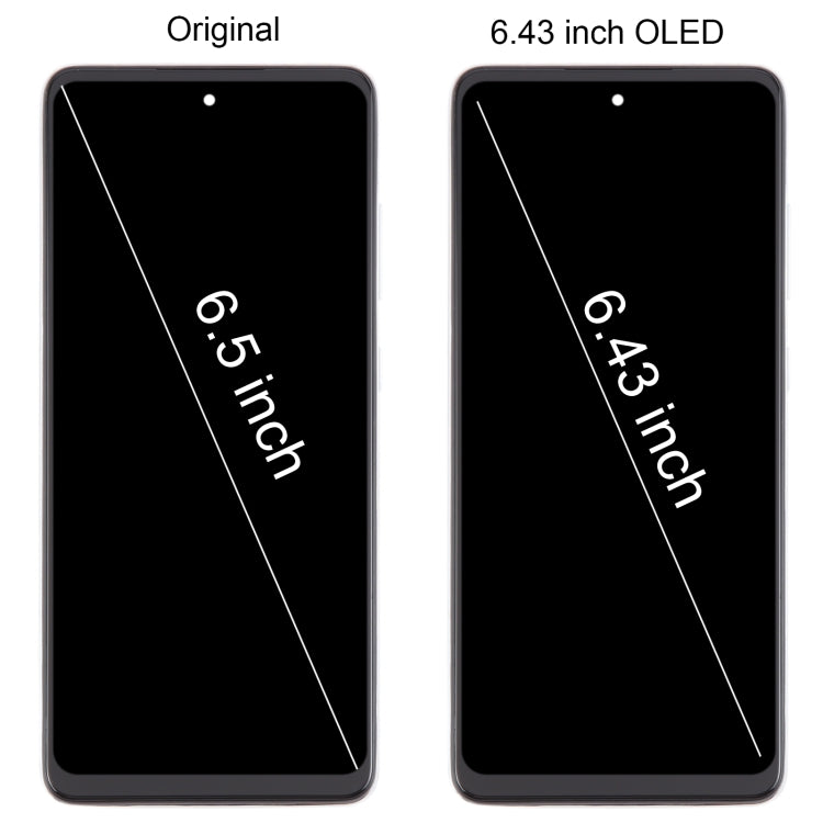 For Samsung Galaxy A52 4G SM-A525 6.43 inch OLED LCD Screen Digitizer Full Assembly with Frame (White) - free shipping - PMc TechLife - Order now!