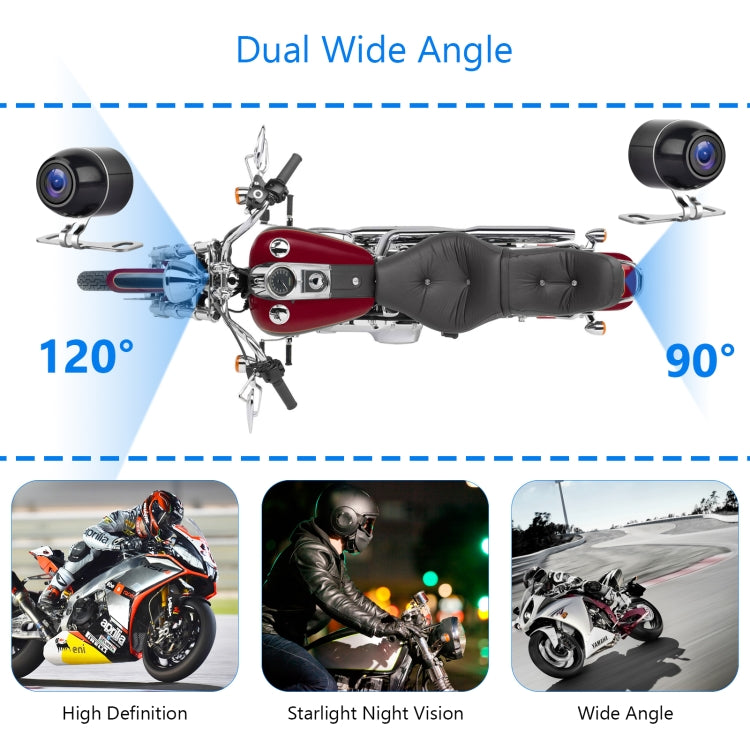 SE20 2.0 inch 1080P Waterproof HD Motorcycle DVR, Support TF Card / Cycling Video / Parking Monitoring - Electrical Instruments by PMC Jewellery | Online Shopping South Africa | PMC Jewellery | Buy Now Pay Later Mobicred