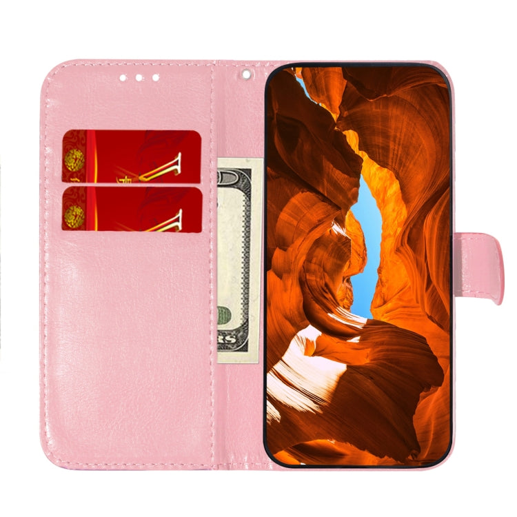 For OPPO Reno8 T 4G Colorful Magnetic Buckle Leather Phone Case(Pink) - OPPO Cases by PMC Jewellery | Online Shopping South Africa | PMC Jewellery | Buy Now Pay Later Mobicred