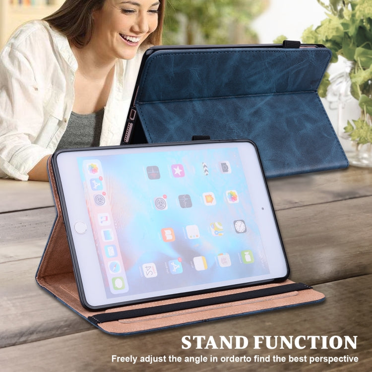 For Lenovo Tab P11 Gen 2 Embossed Striped Leather Tablet Case(Blue) - free shipping - PMC TechLife - Order now!