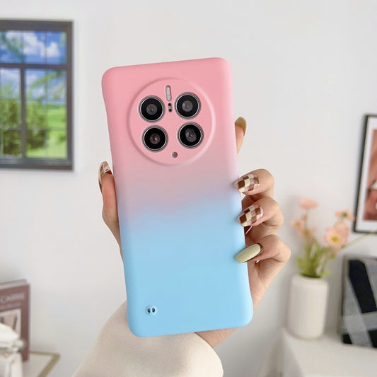 For Huawei Mate 40 Pro Frameless Skin Feel Gradient Phone Case(Pink Blue) - Huawei Cases by PMC Jewellery | Online Shopping South Africa | PMC Jewellery | Buy Now Pay Later Mobicred