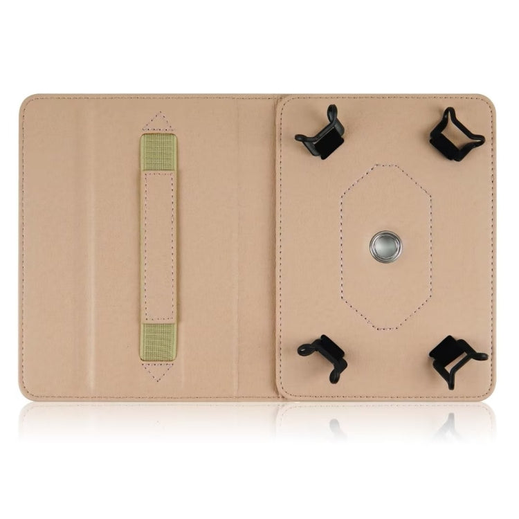 For 6 inch Rotating Universal Leather Tablet Case(Purple) - 7 inch by PMC TechLife | Online Shopping South Africa | PMC TechLife | Buy Now Pay Later Mobicred