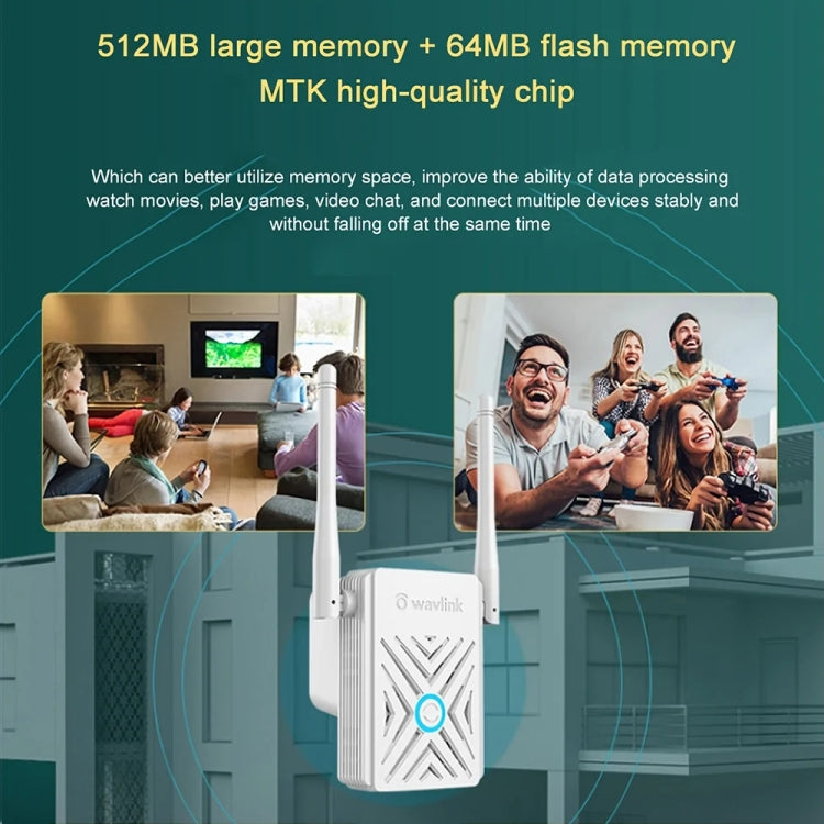 Wavlink WN578W2 300Mbps 2.4GHz WiFi Extender Repeater Home Wireless Signal Amplifier(US Plug) - free shipping - PMC Jewellery - Order now!