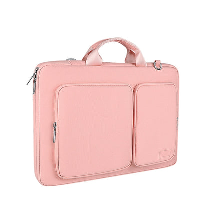 ST11 Polyester Thickened Laptop Bag, Size:14.1-15.4 inch(Pink) - 15 inch by PMC Jewellery | Online Shopping South Africa | PMC Jewellery | Buy Now Pay Later Mobicred