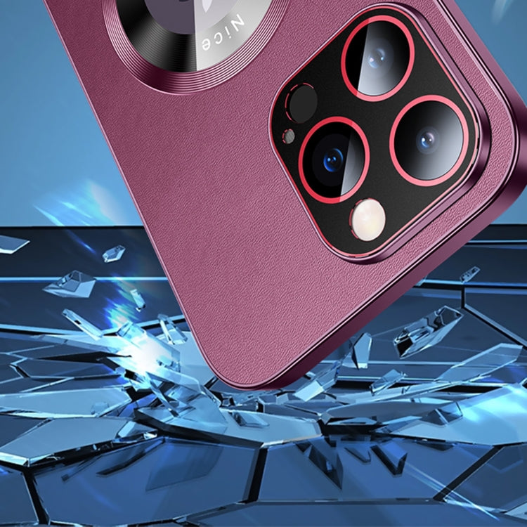 For iPhone 14 Plus R-JUST RH05 Magnetic Leather Metal Phone Case(Silver) - iPhone 14 Plus Cases by R-JUST | Online Shopping South Africa | PMC TechLife