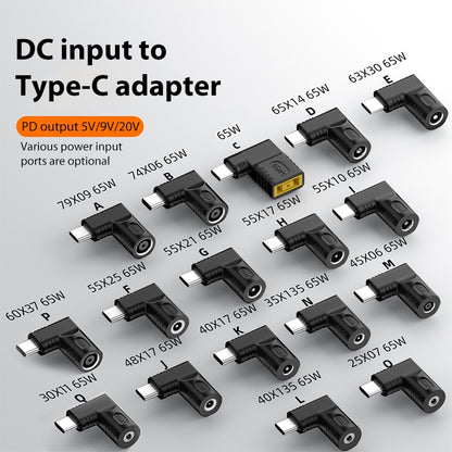 7.9x0.9mm 65W DC Input to USB-C / Type-C PD Power Adapter - Cable & Adapters by PMC Jewellery | Online Shopping South Africa | PMC Jewellery