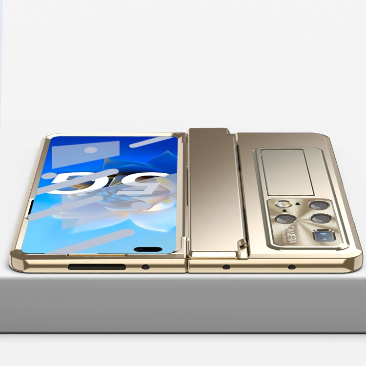 For Huawei Mate X2 Integrated Folding Hinge Phone Case with Stylus(Rose Gold) - Huawei Cases by PMC TechLife | Online Shopping South Africa | PMC TechLife | Buy Now Pay Later Mobicred