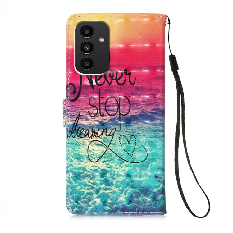 For Samsung Galaxy A54 5G 3D Painting Horizontal Flip Leather Phone Case(Chasing Dreams) - Galaxy Phone Cases by PMC Jewellery | Online Shopping South Africa | PMC Jewellery