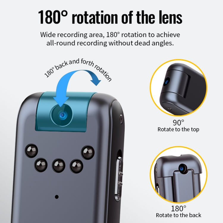 JNN V13 1080P Multifunctional Infrared Night Vision Recorder, Capacity:128G(Black) - Recording Pen by JNN | Online Shopping South Africa | PMC TechLife | Buy Now Pay Later Mobicred