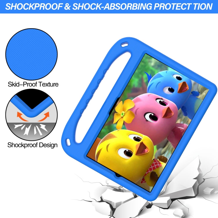 For Samsung Galaxy Tab S6 Lite P610 Handle EVA Shockproof Tablet Case with Holder(Blue) - free shipping - PMC TechLife - Order now!