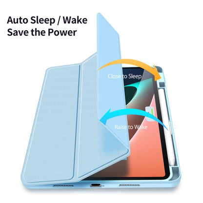 For Xiaomi Pad 6 / 6 Pro DUX DUCIS TOBY Series Antiskid Leather Tablet Case with Sleep / Wake-up Function(Blue) - More Tablet Cases by DUX DUCIS | Online Shopping South Africa | PMC Jewellery | Buy Now Pay Later Mobicred