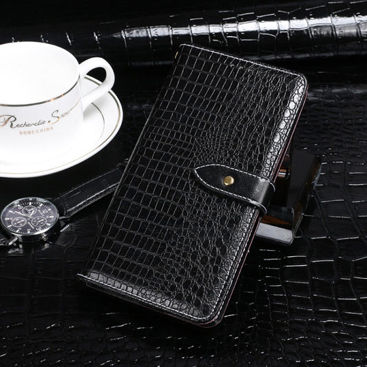 For Umidigi Power 3 idewei Crocodile Texture Horizontal Flip Leather Case with Holder & Card Slots & Wallet(Black) - More Brand by idewei | Online Shopping South Africa | PMC Jewellery | Buy Now Pay Later Mobicred