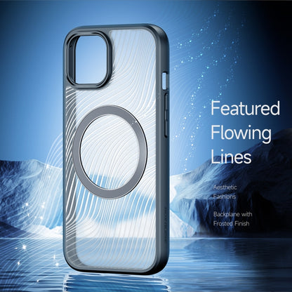 For iPhone 15 Plus DUX DUCIS Aimo Mag Series TPU + PC MagSafe Frosted Feel Phone Case(Black) - iPhone 15 Plus Cases by DUX DUCIS | Online Shopping South Africa | PMC Jewellery | Buy Now Pay Later Mobicred