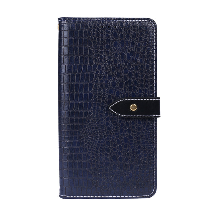 For Blackview A80 Pro idewei Crocodile Texture Horizontal Flip Leather Case with Holder & Card Slots & Wallet(Dark Blue) - More Brand by idewei | Online Shopping South Africa | PMC Jewellery | Buy Now Pay Later Mobicred