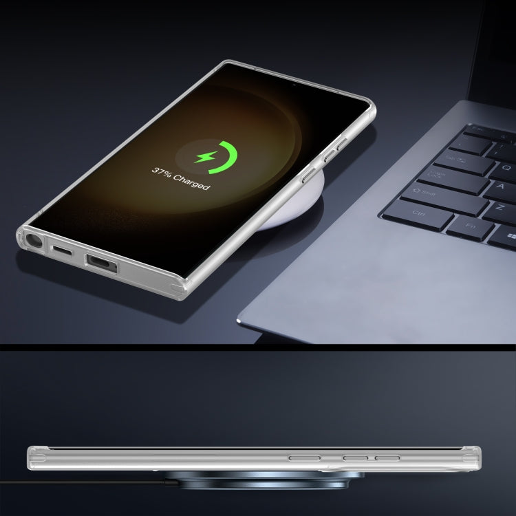 For Samsung Galaxy S23 Ultra 5G LK 3 in 1 MagSafe Magnetic Holder Phone Case(White) - Galaxy S23 Ultra 5G Cases by PMC TechLife | Online Shopping South Africa | PMC TechLife