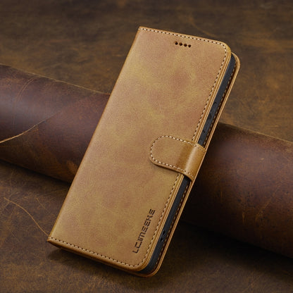 For Xiaomi Redmi Note 13 Pro+ LC.IMEEKE Calf Texture Leather Phone Case(Brown) - Note 13 Pro+ Cases by LC.IMEEKE | Online Shopping South Africa | PMC Jewellery | Buy Now Pay Later Mobicred