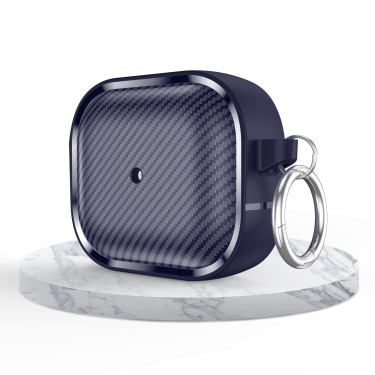 For AirPods 3 Photo Frame Carbon Fiber Series Earphone Case(Dark Blue) - For AirPods 3 by PMC Jewellery | Online Shopping South Africa | PMC Jewellery | Buy Now Pay Later Mobicred