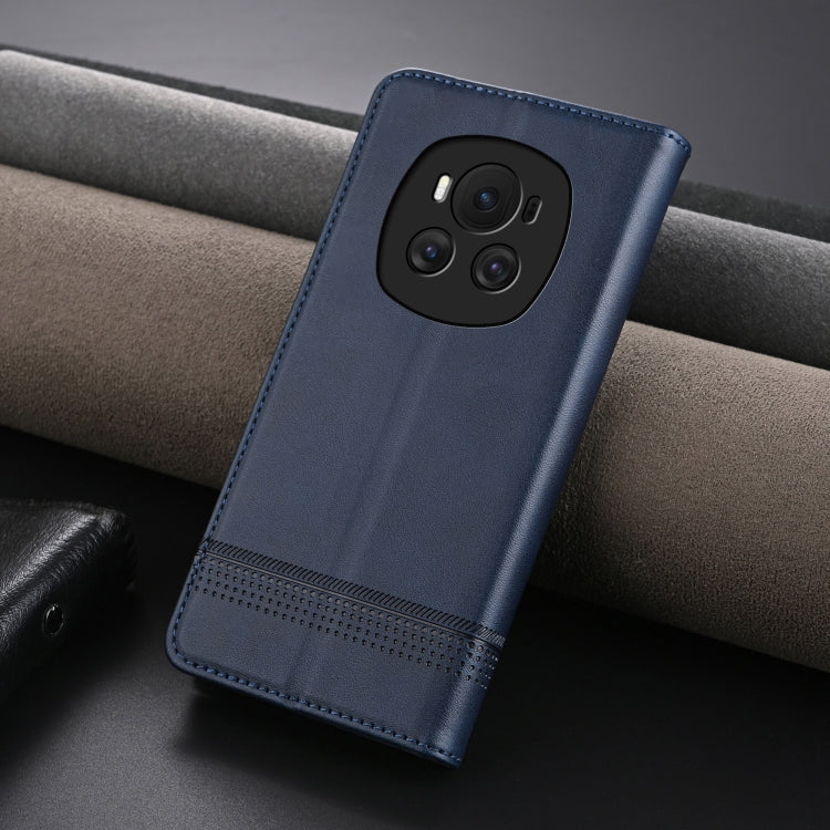 For Honor Magic6 AZNS Magnetic Calf Texture Flip Leather Phone Case(Dark Blue) - Honor Cases by AZNS | Online Shopping South Africa | PMC Jewellery | Buy Now Pay Later Mobicred