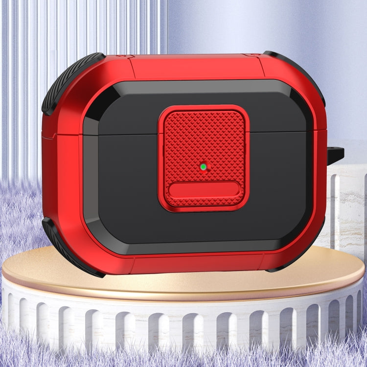 For AirPods Pro 2 Wireless Earphones Protective Case(Red) - For AirPods Pro 2 by PMC Jewellery | Online Shopping South Africa | PMC Jewellery | Buy Now Pay Later Mobicred