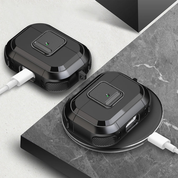 For AirPods 3 Wireless Earphones Protective Case(Dark Green) - For AirPods 3 by PMC Jewellery | Online Shopping South Africa | PMC Jewellery | Buy Now Pay Later Mobicred