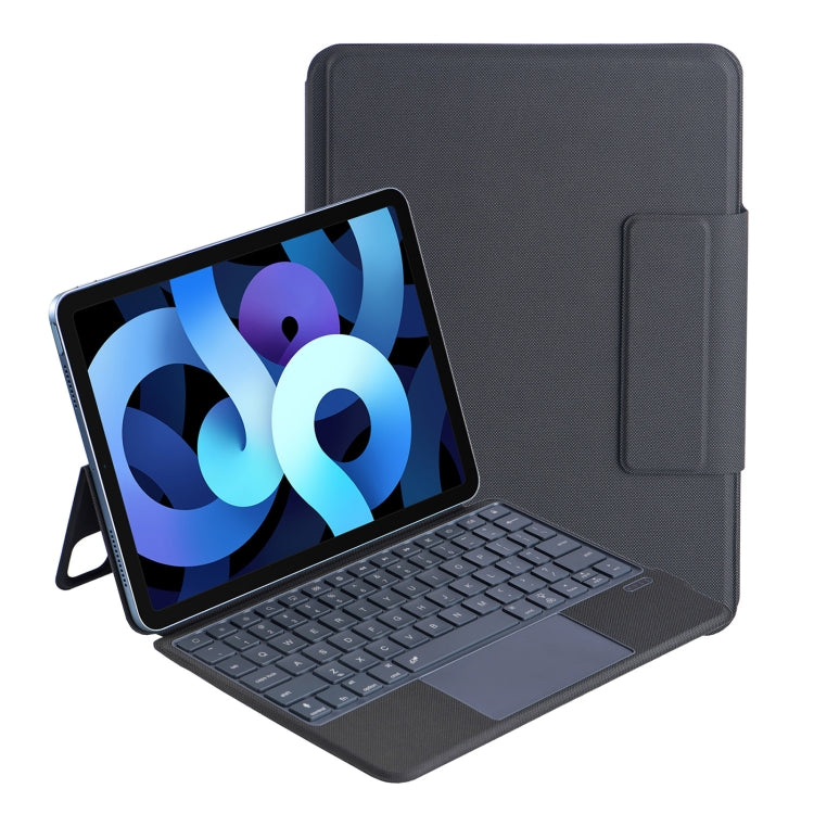J3125-6D Backlight Bluetooth Keyboard Leather Case with Touch Pad for iPad Air 5 10.9 2022 / Air 4 10.9 2020 / iPad Pro 11 2022/2021/2020/2018(Black) - For iPad Air by PMC TechLife | Online Shopping South Africa | PMC TechLife