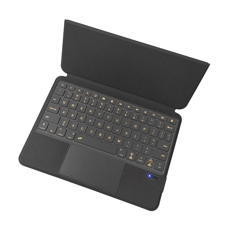 J3125-6D Backlight Bluetooth Keyboard Leather Case with Touch Pad for iPad Air 5 10.9 2022 / Air 4 10.9 2020 / iPad Pro 11 2022/2021/2020/2018(Black) - For iPad Air by PMC TechLife | Online Shopping South Africa | PMC TechLife