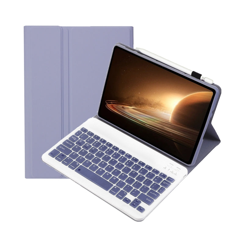 For OPPO Pad 2 11.61 inch 2023 OP13 Lambskin Texture Ultra-thin Detachable Bluetooth Keyboard Leather Case(Purple) - Others Keyboard by PMC TechLife | Online Shopping South Africa | PMC TechLife