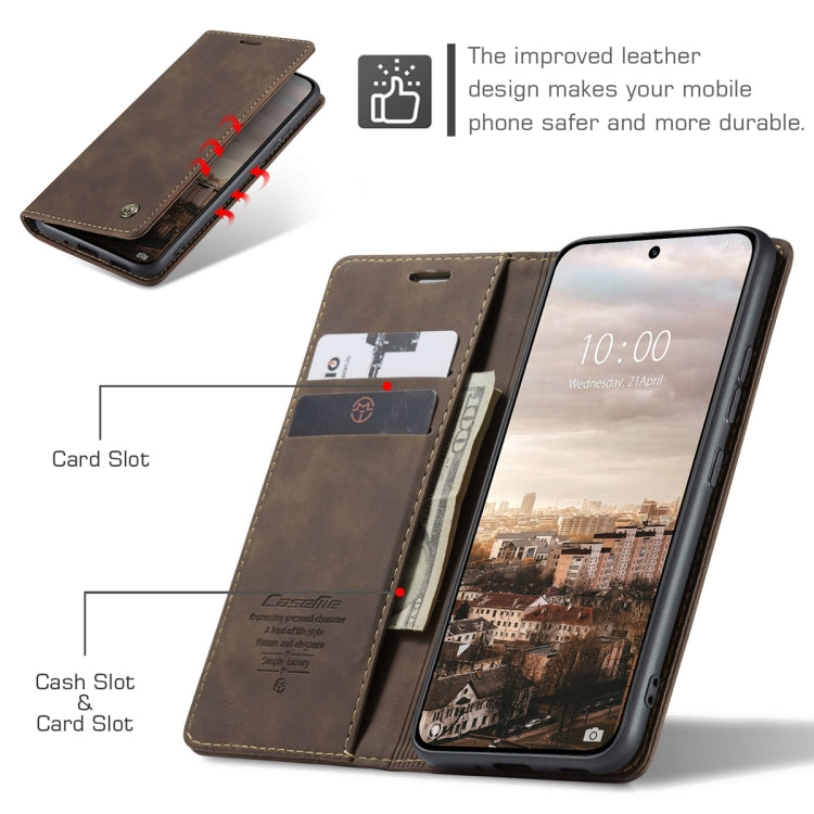 For Xiaomi 13 CaseMe 013 Multifunctional Horizontal Flip Leather Phone Case(Coffee) - Xiaomi Cases by CaseMe | Online Shopping South Africa | PMC Jewellery | Buy Now Pay Later Mobicred